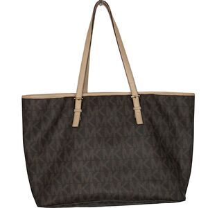 Michael Kors Jet Set Travel Large Tote Bag Purse In Brown